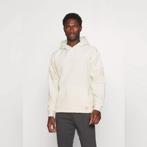 Puma Mens Hoodie in Ivory Glow